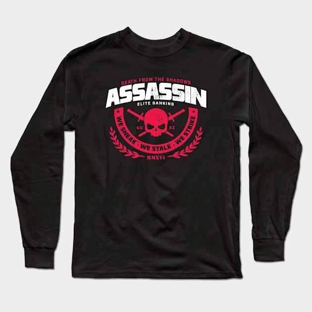 Assassin Long Sleeve T-Shirt by Wreckists